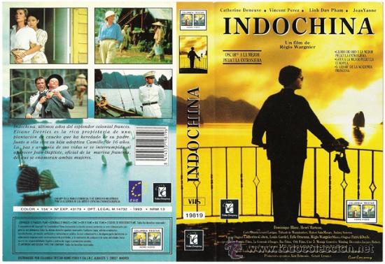 Cinema: CARATULA VHS - INDOCHINA - Pedido Minimo 6&euro;