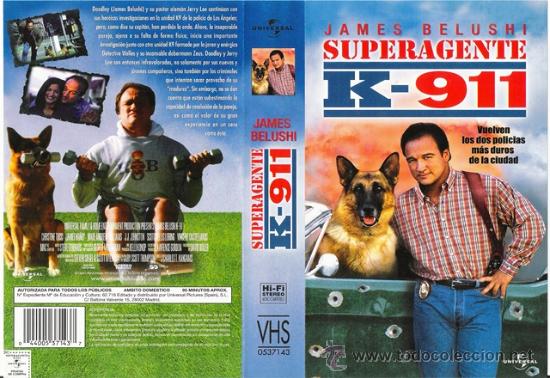 Cine: CARATULA VHS - SUPERAGENTE K-911 - Pedido Minimo 6&euro;