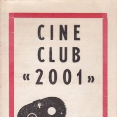 Cine: CINE CLUB |2001| PROGRAMACIÓN TEMPORADA 1977-1978. Lote 31878219