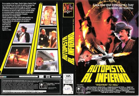 Cin&eacute;ma: CARATULA VHS - AUTOPISTA AL INFIERNO - Pedido Minimo 6&euro;