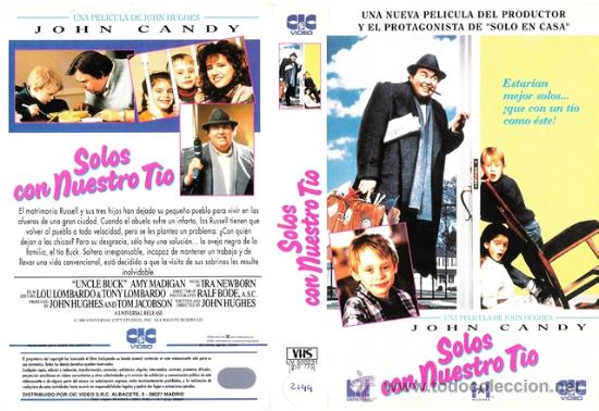 Cin&eacute;ma: CARATULA VHS - SOLOS CON NUESTRO TIO - Pedido Minimo 6&euro;