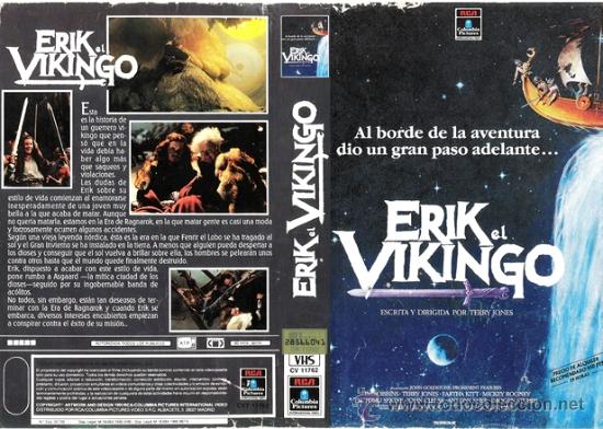 Cine: CARATULA VHS - ERIK EL VIKINGO - Pedido Minimo 6&euro;