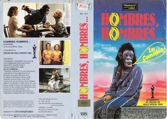 Cine: CARATULA VHS - HOMBRES, HOMBRES... - Pedido Minimo 6&euro;