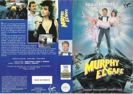 Cine: CARATULA VHS - MURPHY EL GAFE - Pedido Minimo 6&euro;