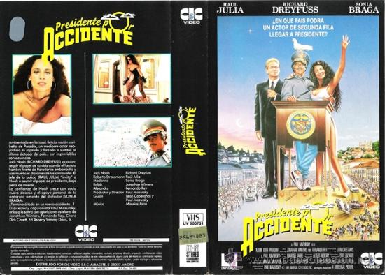 Cine: CARATULA VHS - PRESIDENTE POR ACCIDENTE - Pedido Minimo 6&euro;