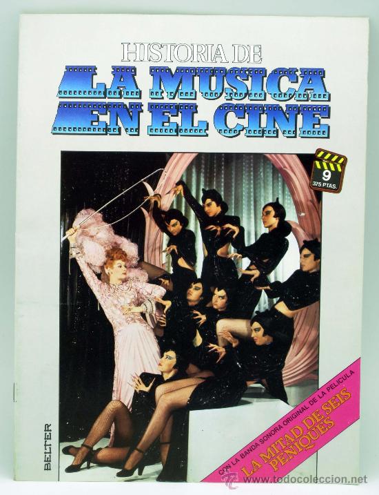 Cin&eacute;ma: Historia M&uacute;sica en el cine fasc&iacute;culo n&ordm; 9 La mitad de seis peniques Discos Belter 1982