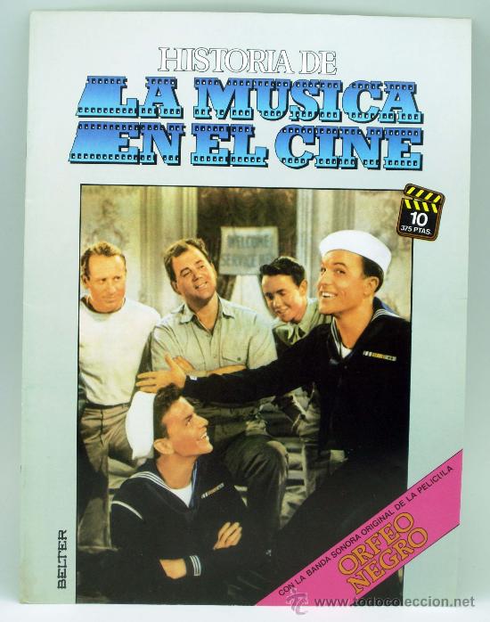 Cinema: Historia M&uacute;sica en el cine fasc&iacute;culo n&ordm; 10 Orfeo negro Discos Belter 1982