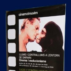 Cine: CARTEL CINEMALMUVIN - 2009 - CINE Y EVOLUCIONISMO DARWIN - 2009 - IVAC. Lote 32977278