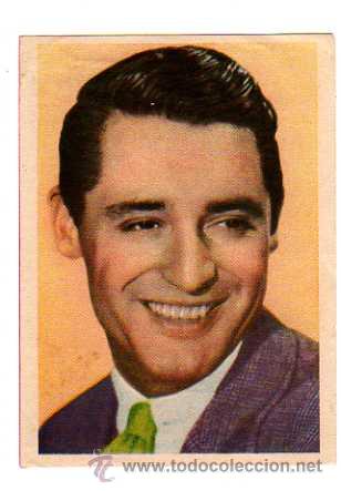 Cine: Cromo de cine. Cary Grant. E-6-A: n&ordm;1 Editorial Bruguera - Proyecto 2- Barcelona