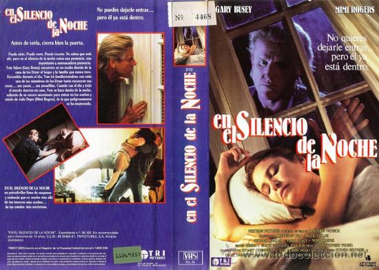 Cine: CARATULA VHS - EN EL SILENCIO DE LA NOCHE - Pedido Minimo 6&euro;