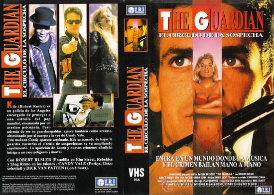 Cine: CARATULA VHS - THE GUARDIAN, EL CIRCULO DE LA SOSPECHA - Pedido Minimo 6&euro;