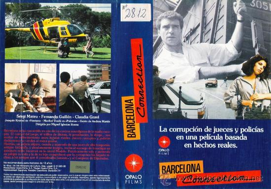 Cine: CARATULA VHS - BARCELONA CONNECTION - Pedido Minimo 6&euro;