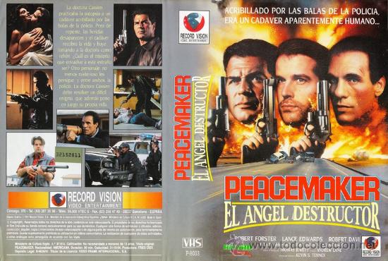 Cine: CARATULA VHS - PEACEMAKER, EL ANGEL DESTRUCTOR - Pedido Minimo 6&euro;