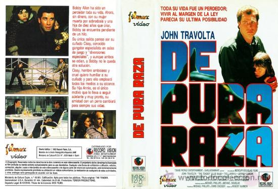 Cine: CARATULA VHS - DE PURA RAZA - Pedido Minimo 6&euro;