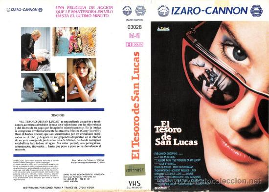 Cine: CARATULA VHS - EL TESORO DE SAN LUCAS - Pedido Minimo 6&euro;