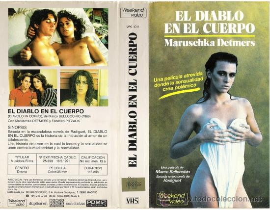 Cine: CARATULA VHS - EL DIABLO EN EL CUERPO - Pedido Minimo 6&euro; v2