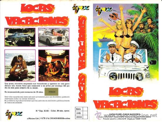 Cine: CARATULA VHS - LOCAS VACACIONES - Pedido Minimo 6&euro;