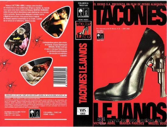 Cine: CARATULA VHS - TACONES LEJANOS - Pedido Minimo 6&euro; v3