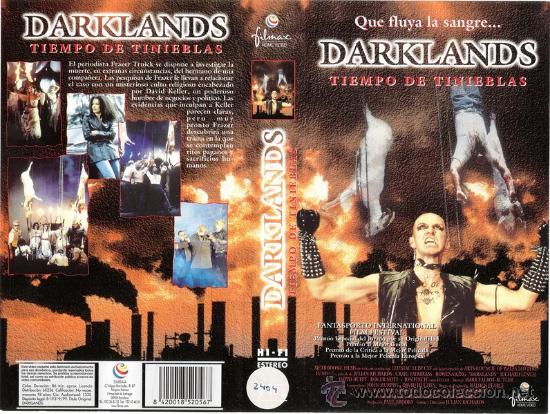Cine: CARATULA VHS - DARKLANDS TIEMPO DE TINIEBLAS - Pedido Minimo 6&euro;