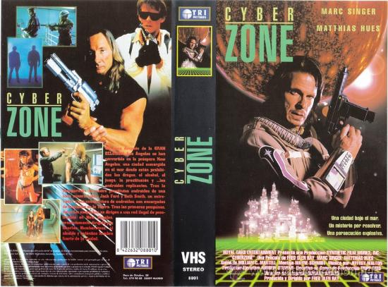 Cine: CARATULA VHS - CYBER ZONE - Pedido Minimo 6&euro;