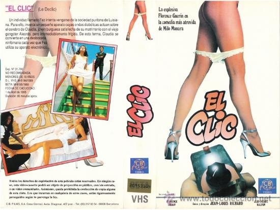 Cine: CARATULA VHS - EL CLIC - Foto 1