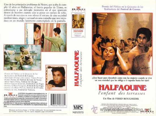 Cine: CARATULA VHS - HALFAOUINE - Pedido Minimo 6&euro;