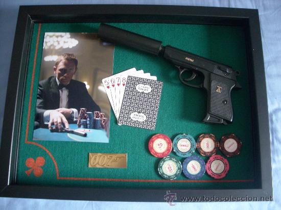 Cine: CUADRO COLLAGE JAMES BOND 007 CASINO ROYALE DANIEL CRAIG