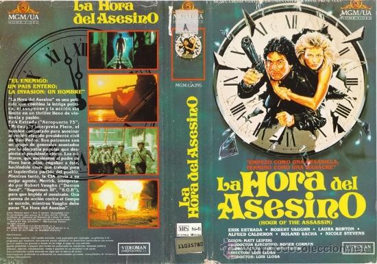 Cine: CARATULA VHS - LA HORA DEL ASESINO - PEDIDO MINIMO 6&euro;