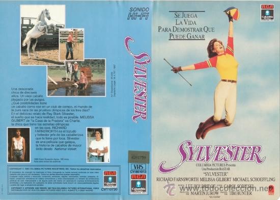 Cine: CARATULA VHS - SYLVESTER - Pedido Minimo 6&euro;