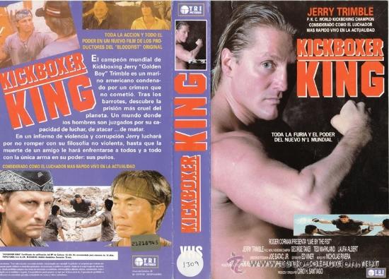 Cine: CARATULA VHS - KICKBOXER KING - Pedido Minimo 6&euro;