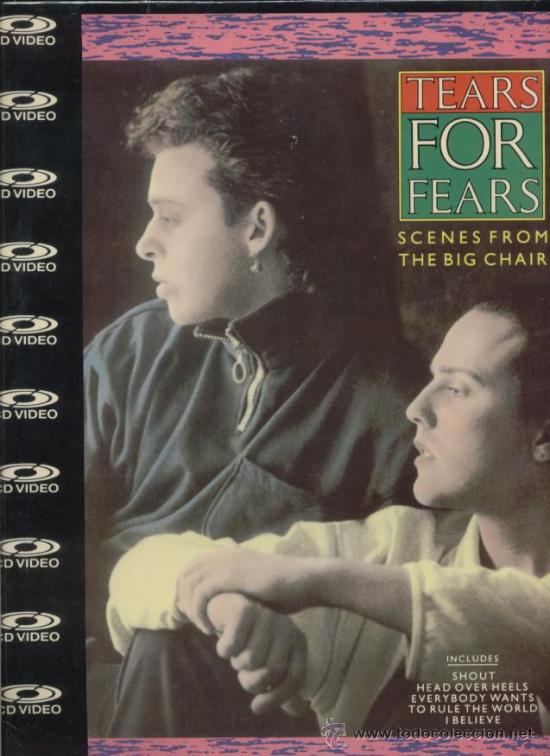 Cine: Tears for Fears Laser Disc Scenes from the big chair Nuevo, precintado