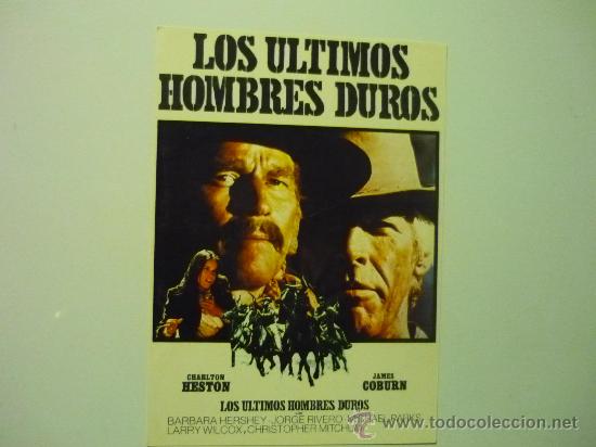 Cine: programa moderno los ultimos hombres duros- charlton heston