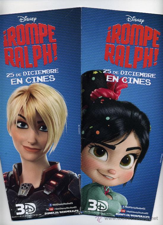 Cinema: ROMPE RALPH. VASO GRANDE.