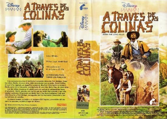 Cine: CARATULA VHS - A TRAVES DE LA COLINAS - Pedido Minimo 6&euro;