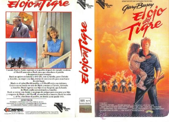 Cine: CARATULA VHS - EL OJO DEL TIGRE - Pedido Minimo 6&euro;