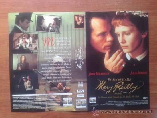 Cine: CARATULA VHS - EL SECRETO DE MARY RELLY - Pedido Minimo 6&euro;