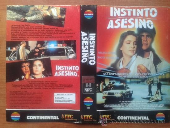 Cine: CARATULA VHS - INSTINTO ASESINO - Pedido Minimo 6&euro;