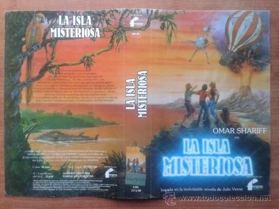 Cine: CARATULA VHS - LA ISLA MISTERIOSA - Pedido Minimo 6&euro;