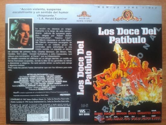 Cine: CARATULA VHS - LOS DOCE DEL PATIBULO