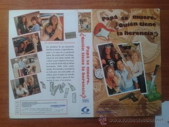 Cine: CARATULA VHS - PAPA SE MUERE, QUIEN TIENE LA HERENCIA - Pedido Minimo 6&euro;