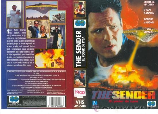 Cine: CARATULA VHS - THE SENDER, EL PODER DE LYSA - Pedido Minimo 6&euro; - Foto 1