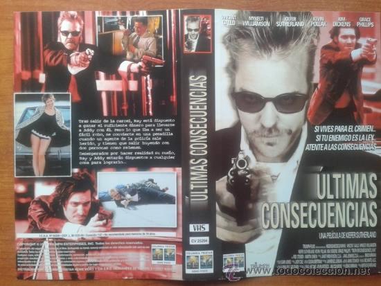Cine: CARATULA VHS - ULTIMAS CONSECUENCIAS - Pedido Minimo 6&euro;
