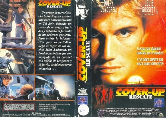 Cine: CARATULA VHS - COVER-UP, RESCATE - Pedido Minimo 6&euro;
