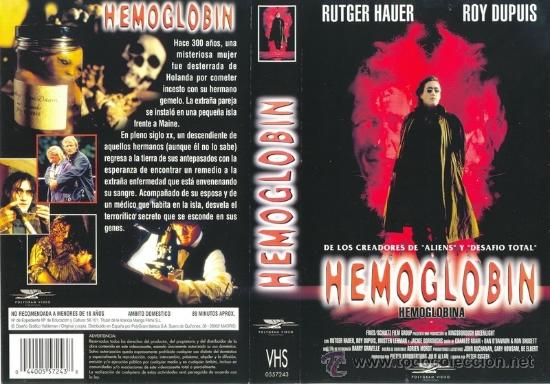Cine: CARATULA VHS - HEMOGLOBIN - Pedido Minimo 6&euro;