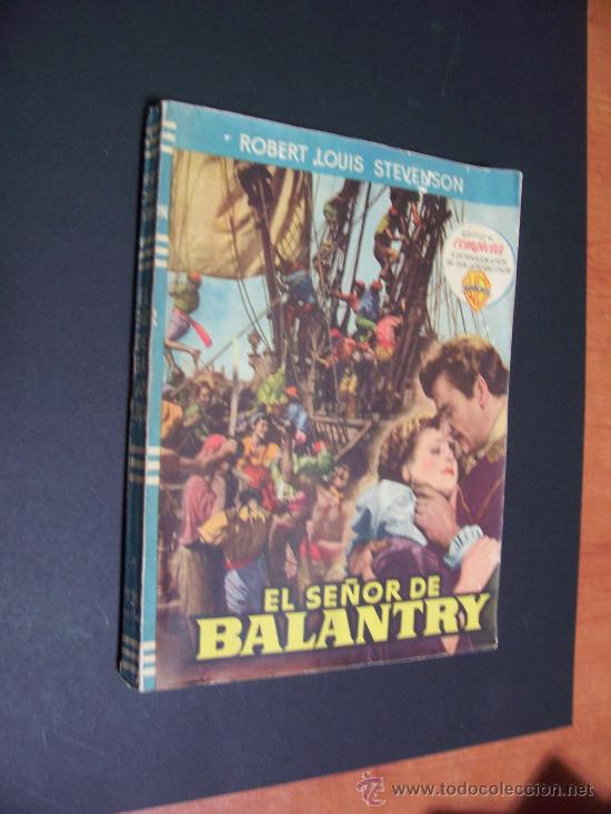 Cine: EL SE&Ntilde;OR DE BALLANTRY - ROBERT LOUIS STEVENSON - ILUSTRADO / 1954  WARNER BROS.