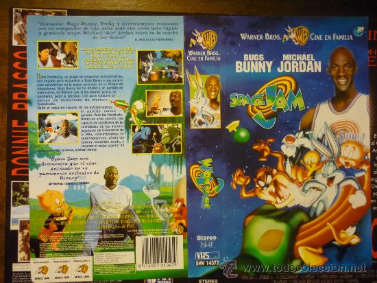 Cine: caratula video vhs space jam . - michael jordan - Foto 1