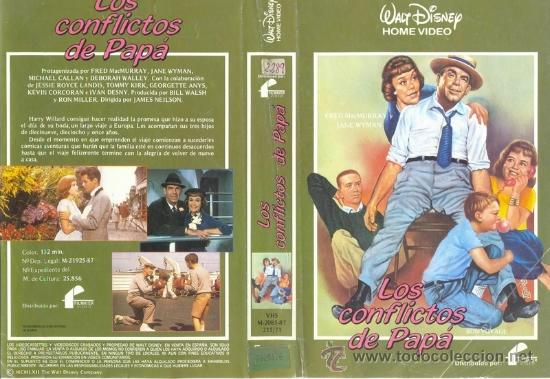 Kino: CARATULA VHS - LOS CONFLICTOS DE PAPA - Pedido Minimo 6&euro;