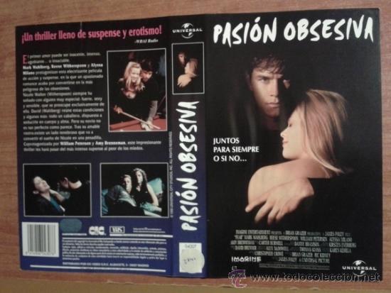 Cine: CARATULA VHS - PASION OBSESIVA - Pedido Minimo 6&euro;