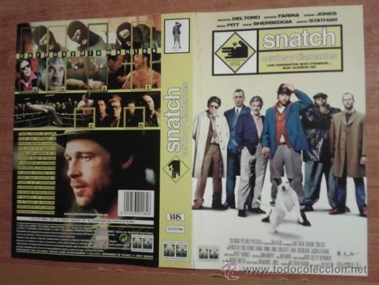 Cine: CARATULA VHS - SNATCH CERDOS Y DIAMANTES - Pedido Minimo 6&euro;