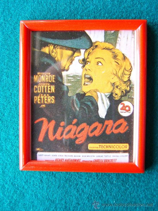 Cine: NIAGARA-MARILYN MONROE-JOSEPH COTTEN-JEAN PETERS-CALENDARIO ENMARCADO- A&Ntilde;OS 80.